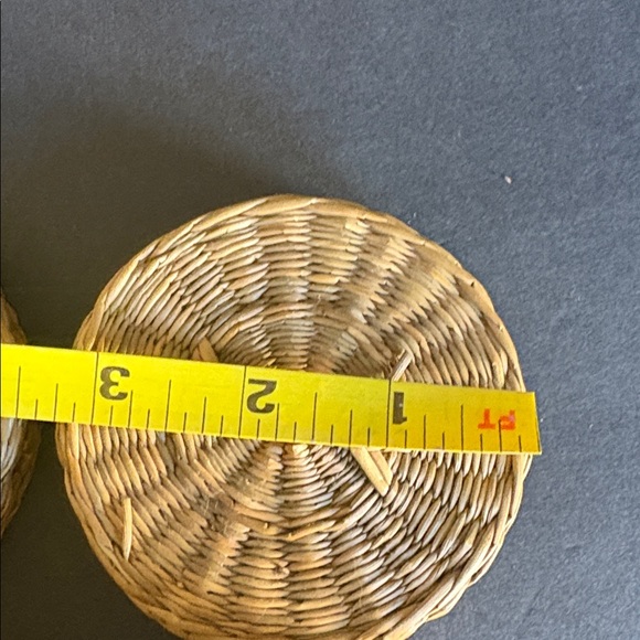 🧺 Vintage Hand-Woven Nesting Baskets – Set of 3 | Mini Boho Organizers - Picture 13 of 16